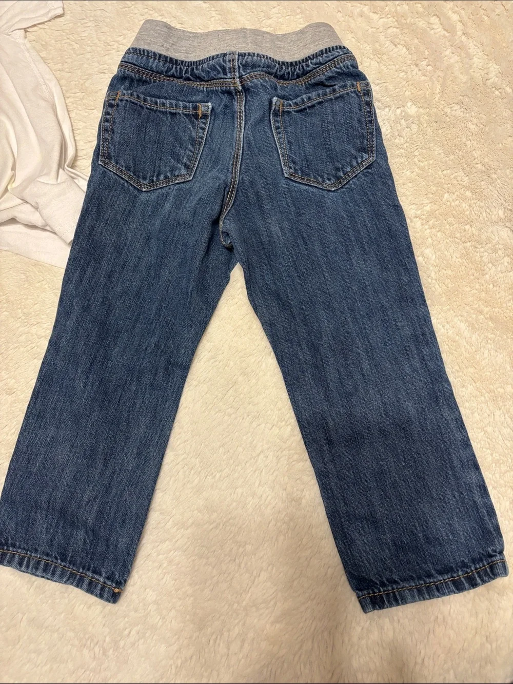 2pc Old Navy Jeans & Plain White Short-Sleeve Kids Tee - Basic Crew Neck 2T